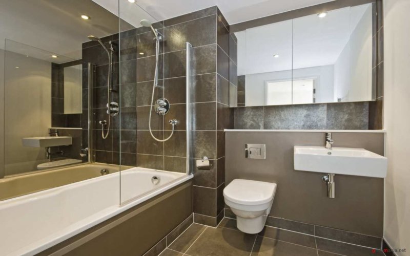 Большая ванная комната: идеи по оформлению комфортного интерьера (50 фото)