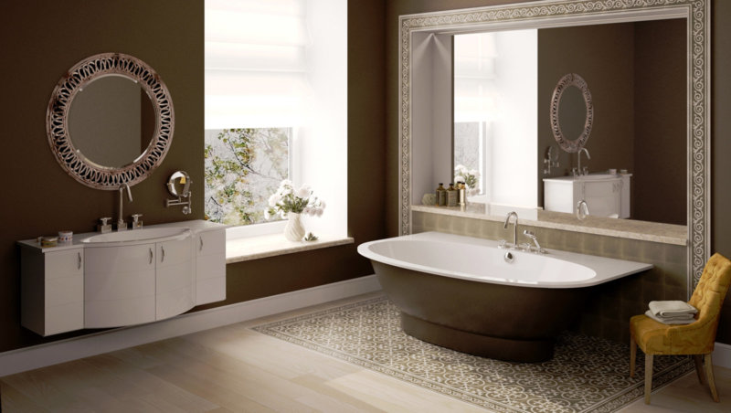 Бежевая плитка для ванной 39 фото матовый кафель в дизайне интерьера душевой комнаты в коричневых тонах
