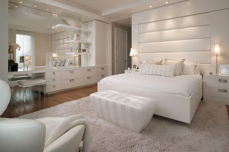 Дизайн белой спальни: советы по оформлению и фото