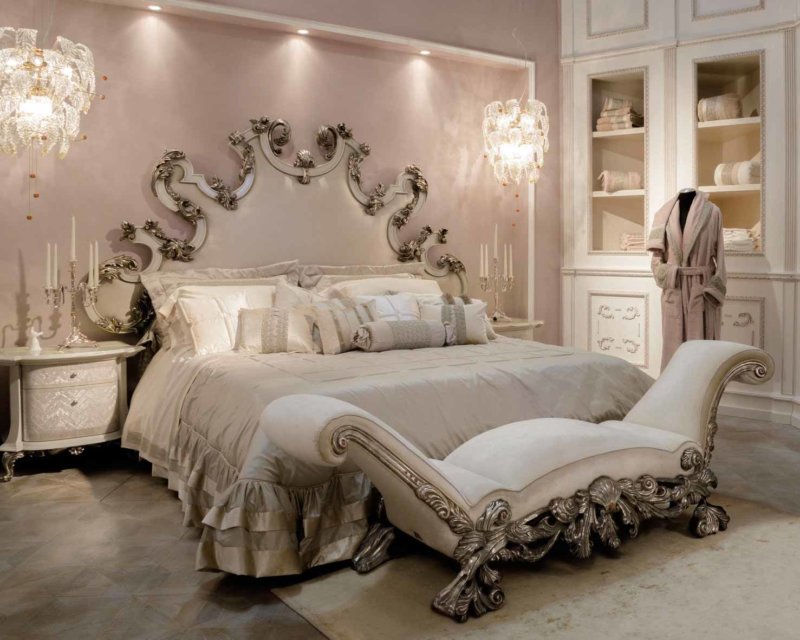 Спальня в стиле барокко: варианты дизайна, выбор цветовой палитры