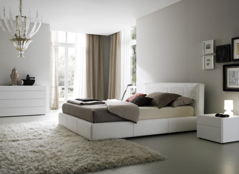 Спальни Светлая Мебель Фото Дизайн